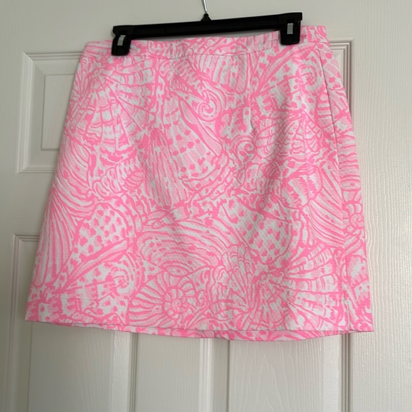 Lilly Pulitzer Dresses & Skirts - Lilly Pulitzer NWT Adeline Skirt Pelican Pink Sea Cups 8